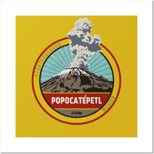 Popocatépetl Volcano, Mexico Posters and Art